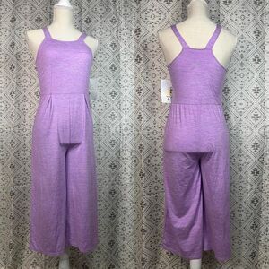 Z by Zella Girl Purple  Wide Leg Jumpsuit Active Lounge One Piece  Kids  10–12